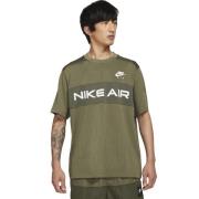 Nike Sportswear air Mesh Tshirt Mand Green Kortærmede T-shirts Str L -...