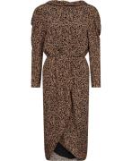 IRO Elyane Kvinde Black/camel Midi Kjoler Str 40 - hos Magasin