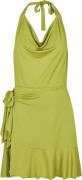 Modström Josefinemd Flowy Dress Kvinde Golden Lime Korte Kjoler Str L ...