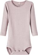 Name It Nbfkab LS Body Noos Str 92 - Sepia Rose Langærmede Bodies hos ...