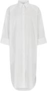 esmé studios Escalla Shirt Dress Kvinde White Midi Kjoler Str L - Bomu...