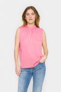 Saint Tropez Aileensz Top Kvinde Fuchsia Pink Toppe Regular Fit Str L ...