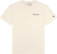 Champion Crewneck Tshirt Mand Whisperwhite Kortærmede T-shirts Str L -...