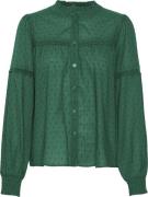 Kaffe Kasille Shirt Blouse Kvinde Aventurine Langærmede Bluser Str 40 ...