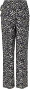 Rosemunde Viscose Trousers Kvinde Navy Camo Print Bukser Med Lige Ben ...