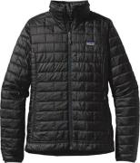 Patagonia PAT W Nano Puff Jk Black Kvinde Sort Dunjakker Str L - hos M...