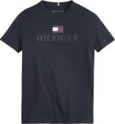 Tommy Hilfiger TH Logo TEE S/S Str 5 år / 110 cm - Desert Sky Kortærme...