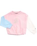 Tommy Hilfiger Icon Colorblock Sweatshirt Str 5 år / 110 cm - Pink Sha...