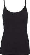 esmé studios Espenelope Singlet Top Kvinde Black Tanktoppe Slim Fit St...