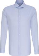 Seidensticker Oxford Shirt Slim Long Sleeve Kentcollar Uni Mand Blue L...