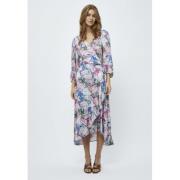 Minus Mercy Maxi Dress 3 Kvinde Super Pink Print Midi Kjoler Str 42 - ...