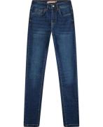 Denim Project Dpwkiki MID Waist Skinny Jeggins Kvinde W002 Dark Blue S...