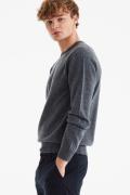 Magasin Mads 2 100% Cashmere Mand Dark Grey Melange Sweaters Str L Cas...