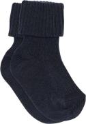 mpKids Cotton rib Baby Socks Str 17/18 - Navy Strømper hos Magasin