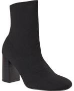 Bianco Knit Boot Kvinde Black Støvletter Str 40 - hos Magasin