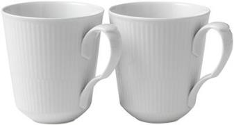 Royal Copenhagen White Fluted Cup 38cl 2PK Hvid Str 37 cl. - Kopper Me...