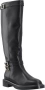 Bianco Biapaloma Knee High Boot Smooth Leather Kvinde Black Langskafte...