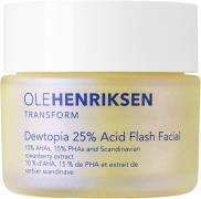 Ole Henriksen Transform Dewtopia 25% Acid Flash Facial 50 ml - Ansigts...