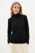 InWear Zauloiw High Neck Pullover Kvinde Black Rullekraver Classic Fit...