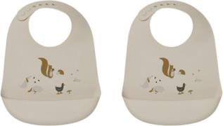 Liewood Tilda Silicone Bib 2pack One Size - Hagesmække hos Magasin