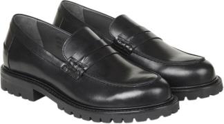 ANGULUS Klassisk Loafer Mand 1857 Black Loafers Str 41 - hos Magasin