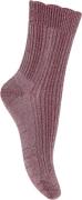 mpKids Celosia Glitter Socks Str 29/32 - Maroon Strømper Viskose hos M...