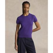 Polo Ralph Lauren 2/50 Pima Cottonssl-plo Kvinde Morgan Purple Heather...