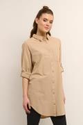 Kaffe Kanaya Shirt Tunic Kvinde Classic Sand Tunikaer Str 40 - Bomuld ...