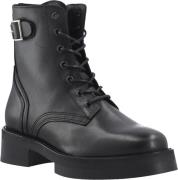 Bianco Biapanama Lace Up Boot Smooth Leather Kvinde Black Snørestøvler...