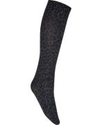 Sneaky Fox Leopard Knee Socks 50 Denier Knæstrømper - hos Magasin