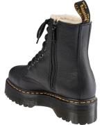 Dr. Martens Jadon Fl Black Pisa Kvinde Black Snørestøvler Str 42 - hos...