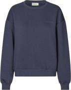 Modström Tiamd Sweat Kvinde Blå Sweatshirts Str L - hos Magasin