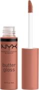 NYX PROFESSIONAL MAKEUP Butter Gloss 8 ml - Lipgloss hos Magasin