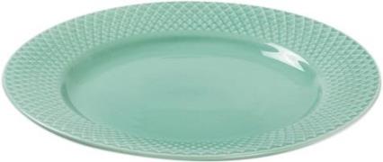 Lyngby Porcelæn Rhombe Color Frokosttallerken Ø21 cm Aqua Blå Str H:2,...