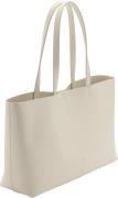 MANGO Leathereffect Shopper bag U - Skuldertasker Læder hos Magasin