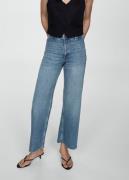 MANGO Jeans. - Catherin Kvinde Open Blue Wide Jeans Str 40 - hos Magas...