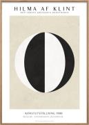 Poster & Frame Hilmaaf-klint-black-white Flerfarvet Str 30x40 - Plakat...