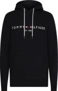 Tommy Hilfiger Core Tommy Logo Hoody Mand Blå Hoodies Str XXL - Bomuld...