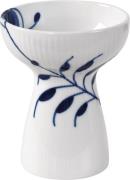 Royal Copenhagen Blå Mega Riflet Vase 11 cm Hvid Str 11 cm - Vaser hos...