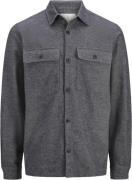 Jack & Jones Jprraymond Melange Solid LS Overshi Mand Black Oyster/com...