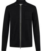 Samsøe Samsøe Guna X zip 10490 Mand Black Cardigans Str L - Viskose ho...