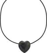 Pilgrim Stay Black Agate Necklace Goldplated one size - Halskæder Med ...