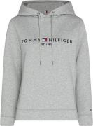 Tommy Hilfiger Heritage Hilfiger Hoodie LS Kvinde Light Grey Htr Hætte...