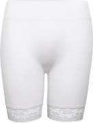 Decoy Hotpants With Lace Kvinde Hvid Bikershorts Str XL - hos Magasin