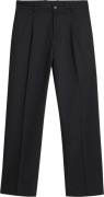 J. Lindeberg Haij Pleated Twill Pants Mand Sort Habitbukser Str 46 - h...