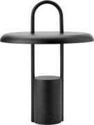 Stelton Pier Portable LED Table Lamp H25 Black Str H 25cm Ø 20cm - Bor...