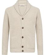 Manifattura Cardigan Mand Hvid Cardigans Str XL - Merino Uld hos Magas...