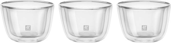 Zwilling Sorrento Appetiser sæt, 3 stk Transparent - Serveringsskåle h...