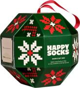 Happy Socks 1pack Snowflake Gift Set 41-46 - Ankelømper hos Magasin