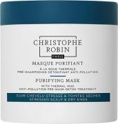 CHRISTOPHE ROBIN Purifying Mask With Thermal mud Detoxifying Revitaliz...